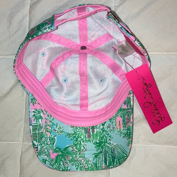 Lilly Pulitzer Run Around Hat in Lilly Loves Palm Beach - NWT - Picture 2 of 6